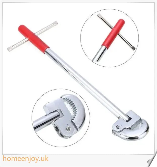 Basin Wrench Household T-Shaped - a versatile and durable tool for tightening and loosening under-basin accessories