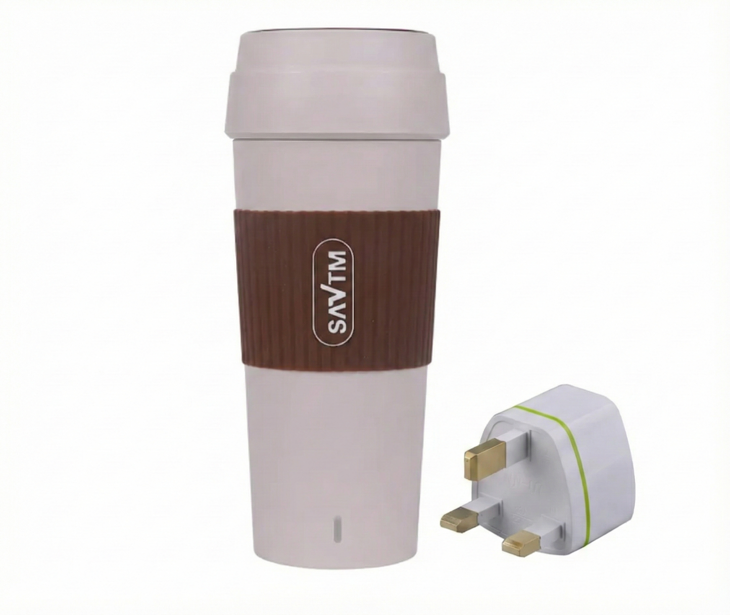 Homeenjoy UK Rapid Boiling 400ml Smart Electric Kettle Thermal Cup - BPA-Free, Portable, Premium Travel Vacuum Flask | 304 Stainless Steel Insulated Water Bottle | Leak-Proof & Luggage Friendly Design for Holiday & Commuting
