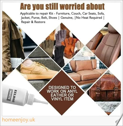 Advanced Leather Repair Gel - Restore your leather goods and make them shine like new again