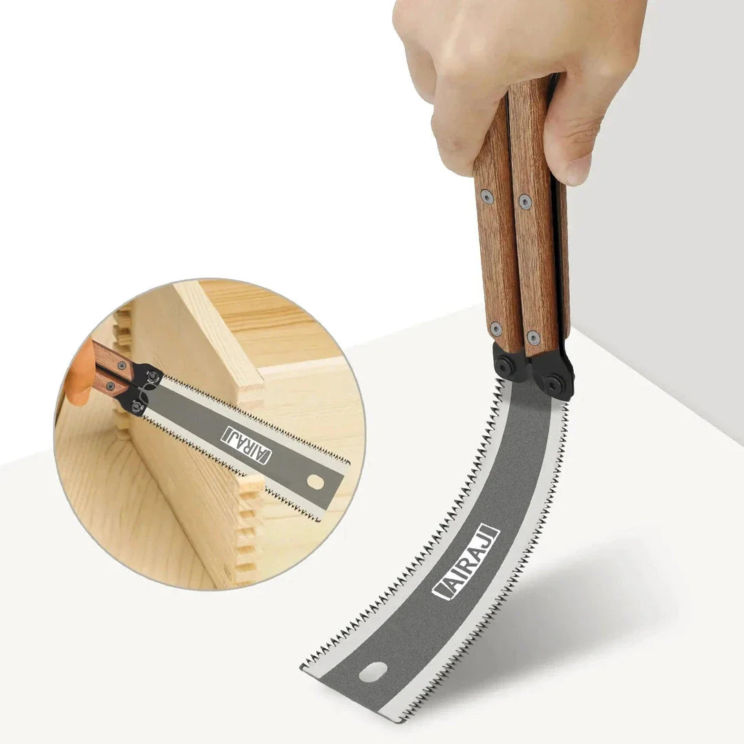 High-quality Folding SK5 Steel Pocket Garden Saw for precise woodworking and gardening tasks