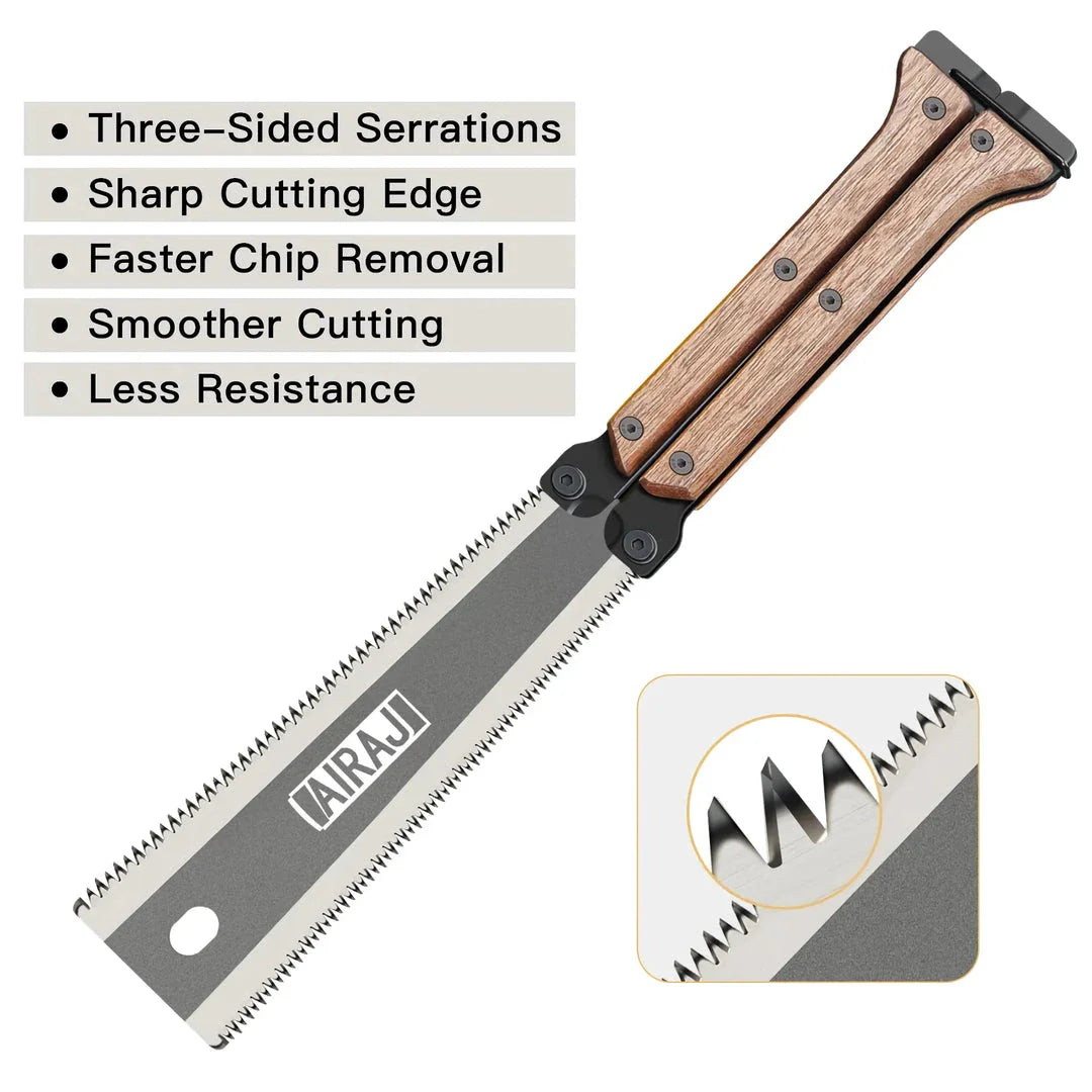 High-quality Folding SK5 Steel Pocket Garden Saw for precise woodworking and gardening tasks