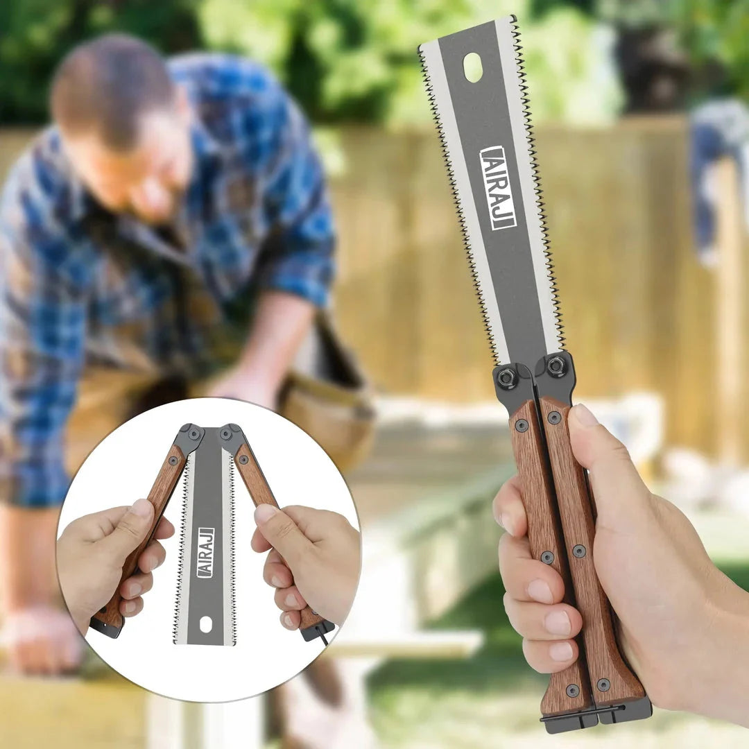 High-quality Folding SK5 Steel Pocket Garden Saw for precise woodworking and gardening tasks