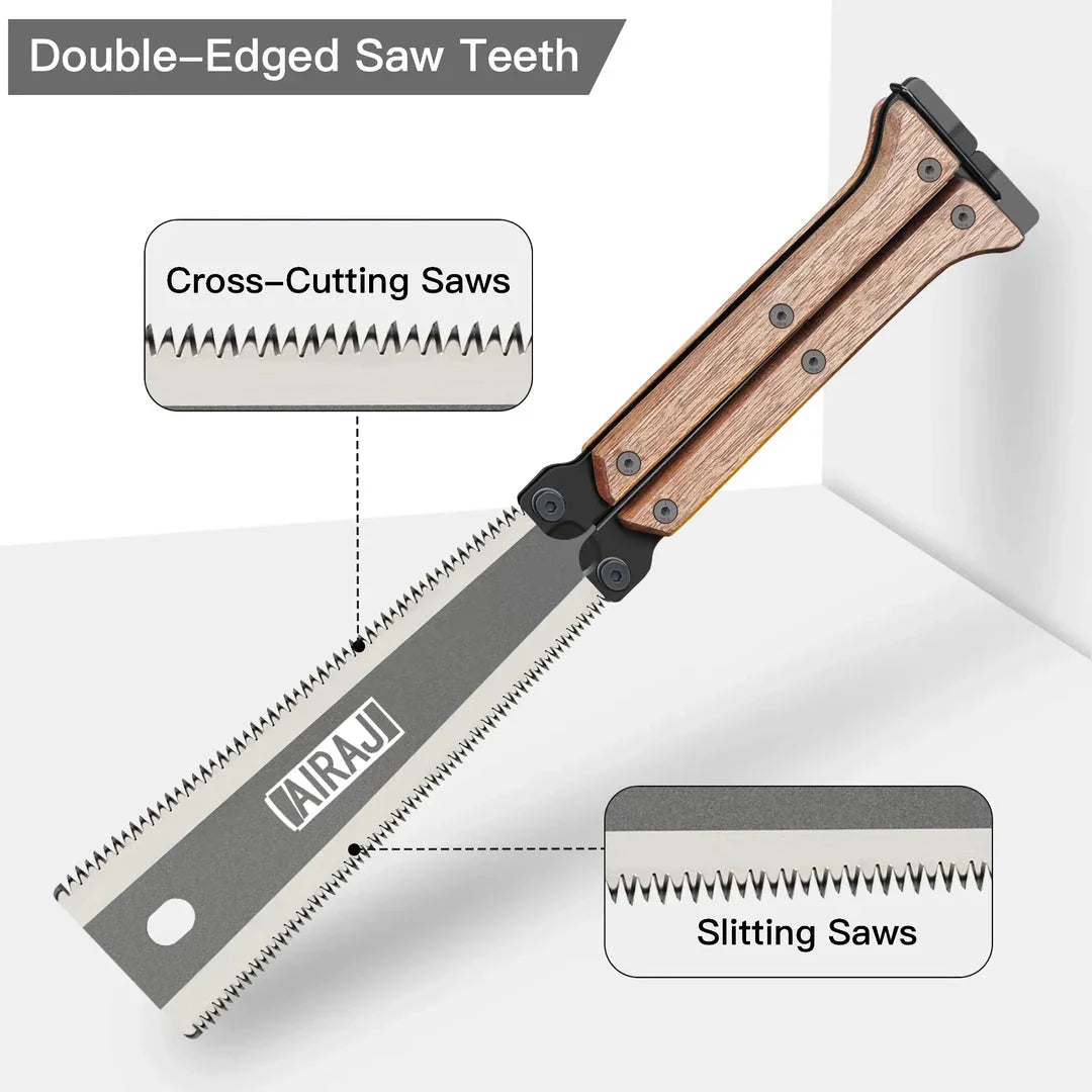 High-quality Folding SK5 Steel Pocket Garden Saw for precise woodworking and gardening tasks