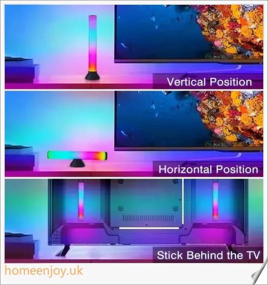 Bluetooth RGB Music Atmosphere Light with responsive lighting, customisable settings, and sleek design for creating the perfect ambient atmosphere.