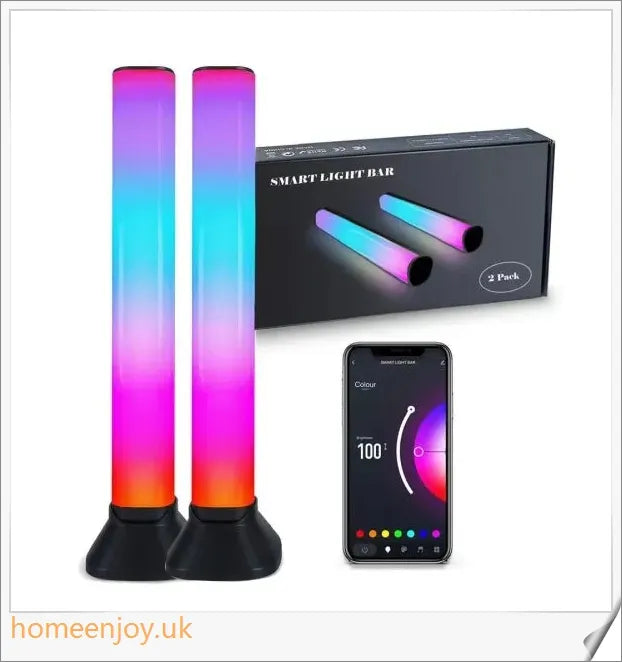 Bluetooth RGB Music Atmosphere Light with responsive lighting, customisable settings, and sleek design for creating the perfect ambient atmosphere.