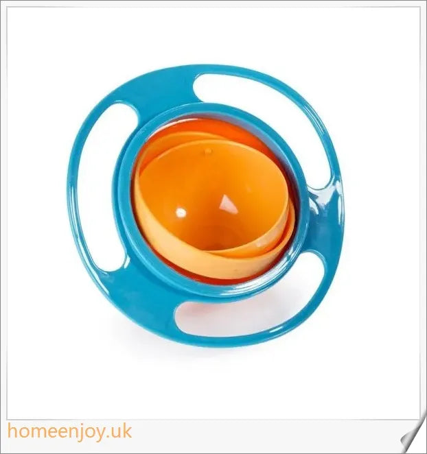 Rotating 360-degree universal spill-proof bowl dishes made with durable, environmentally friendly PP material