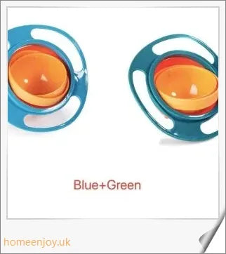 Rotating 360-degree universal spill-proof bowl dishes made with durable, environmentally friendly PP material