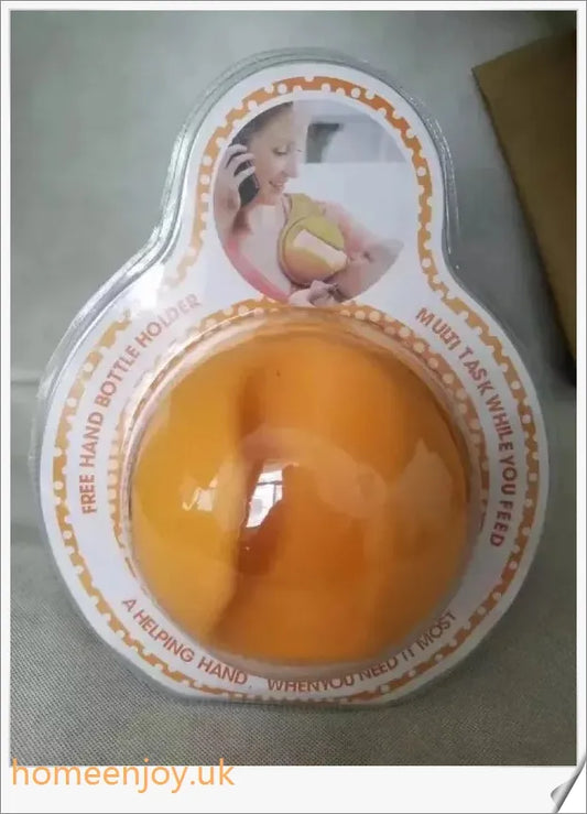 A flexible and ergonomic bottle holder that allows hands-free feeding, helping parents bond with their baby during feeding time.