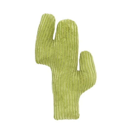 A plush cat toy in the shape of a cactus, infused with catnip to captivate your feline friend's senses and encourage natural play instincts.