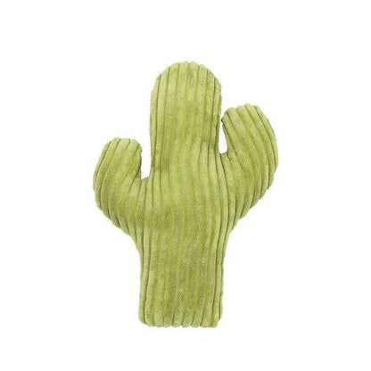 A plush cat toy in the shape of a cactus, infused with catnip to captivate your feline friend's senses and encourage natural play instincts.