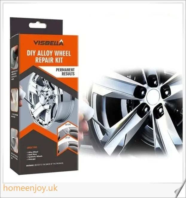 DIY Alloy Wheel Repair Kit - Instantly fix curb damage, scratches, and dents on car wheels