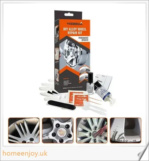 DIY Alloy Wheel Repair Kit - Instantly fix curb damage, scratches, and dents on car wheels