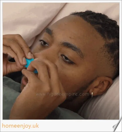 Closeup of the Electric Anti Snore Device with different color options