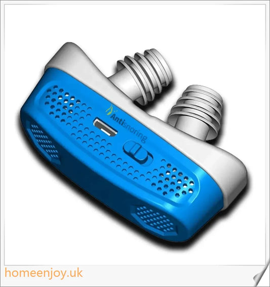 Closeup of the Electric Anti Snore Device with different color options