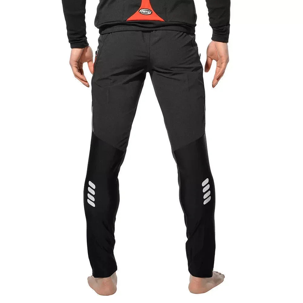A pair of Sport Breathable Reflective Cycling Pants for men and women, designed for enhanced comfort, visibility, and versatility during outdoor activities.