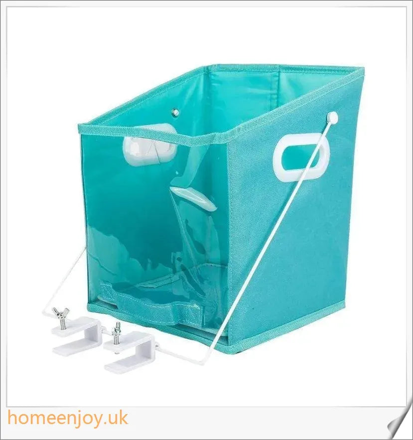 Easy Lift Closet Caddy Box - a versatile storage solution for your wardrobe, featuring a pull-down shelf and clear front panel for easy access to high shelves
