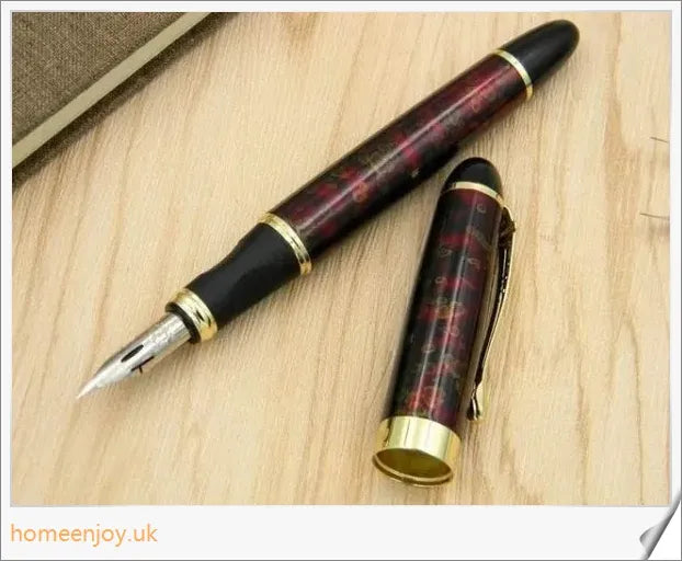 Executive Flexible Nib Fountain Pen with calligraphic strokes and elegant design