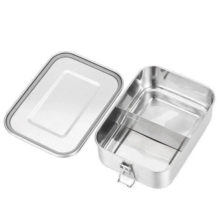 Premium 304 stainless steel lunch box with sleek and modern design, featuring versatile compartments and leak-proof technology for a convenient and eco-friendly dining experience.