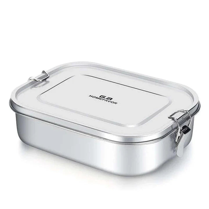 Premium 304 stainless steel lunch box with sleek and modern design, featuring versatile compartments and leak-proof technology for a convenient and eco-friendly dining experience.