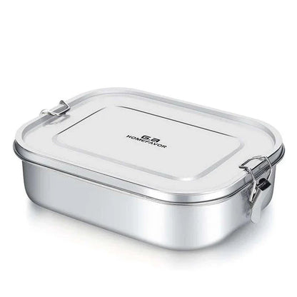 Premium 304 stainless steel lunch box with sleek and modern design, featuring versatile compartments and leak-proof technology for a convenient and eco-friendly dining experience.