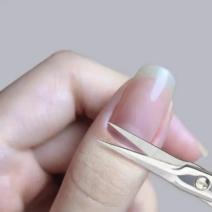 Stainless steel cuticle nippers, nail clippers, and precision trimmer set for professional-grade manicure and grooming