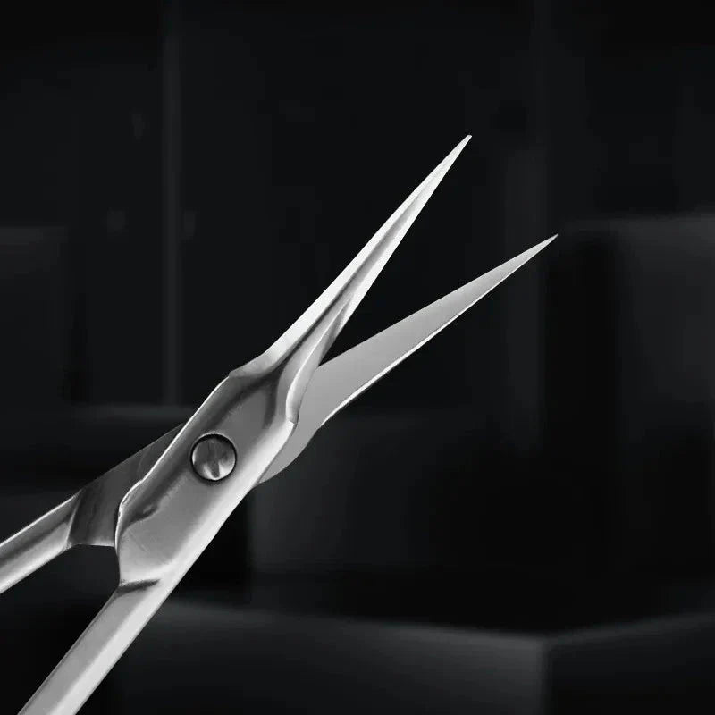Stainless steel cuticle nippers, nail clippers, and precision trimmer set for professional-grade manicure and grooming