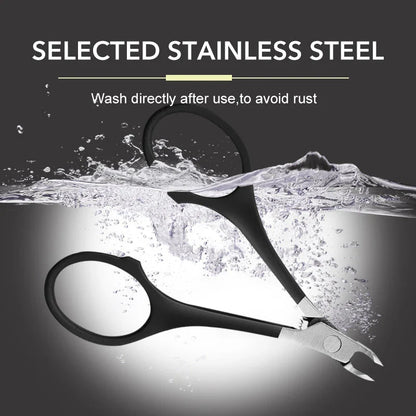 Professional Stainless Steel Cuticle Nipper Manicure Tool Set for Precise Nail Trimming and Healthy Cuticles