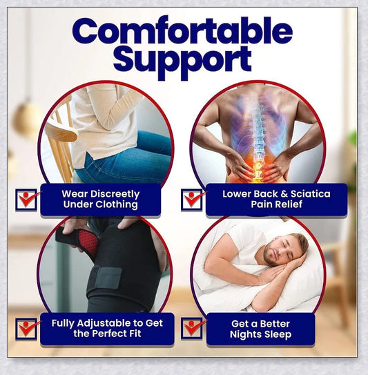 Premium hip stabilizer and groin brace with adjustable compression and breathable mesh lining for pain relief and injury recovery