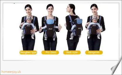 Bethbear 4-In-1 Baby Carrier - Versatile and Comfortable Babywearing Solution for Parents in the UK
