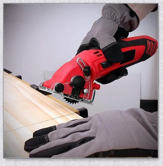 Multi-Function Circular Saw with 3-in-1 Blade Set, Adjustable Depth, and Dust Extraction System