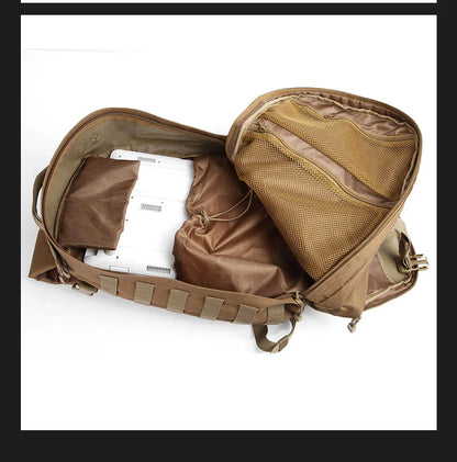 Tactical backpack made of durable Oxford cloth with 25L capacity for outdoor adventures