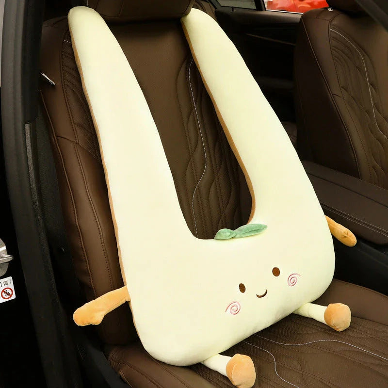 Cute Animal Pattern U-Shape Kids Travel Pillow - Soft, Supportive, and Portable Travel Companion