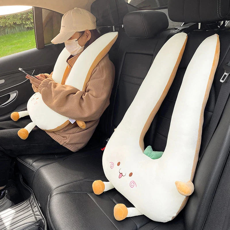 Cute Animal Pattern U-Shape Kids Travel Pillow - Soft, Supportive, and Portable Travel Companion