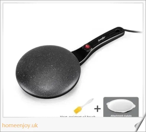 Breakfast Crepe Maker with Spherical Non-Stick Design, One Stick, Two Flips for Effortless Crepe-Making