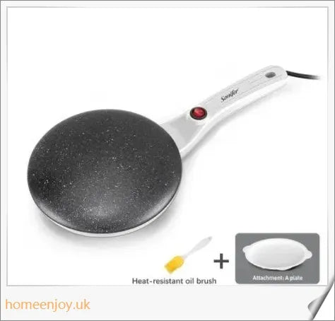 Breakfast Crepe Maker with Spherical Non-Stick Design, One Stick, Two Flips for Effortless Crepe-Making