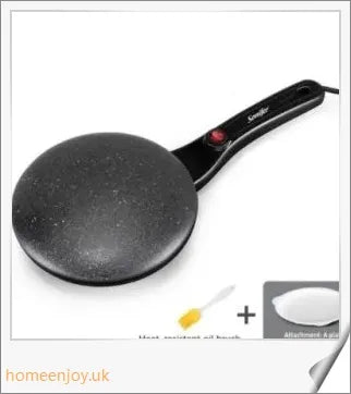 Breakfast Crepe Maker with Spherical Non-Stick Design, One Stick, Two Flips for Effortless Crepe-Making
