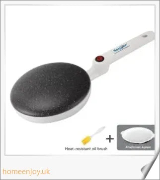 Breakfast Crepe Maker with Spherical Non-Stick Design, One Stick, Two Flips for Effortless Crepe-Making