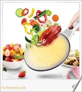 Breakfast Crepe Maker with Spherical Non-Stick Design, One Stick, Two Flips for Effortless Crepe-Making