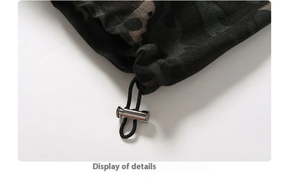 New American Jungle Camouflage Amekaji Multi-Pocket Design Casual Wide-Leg Workwear Trousers