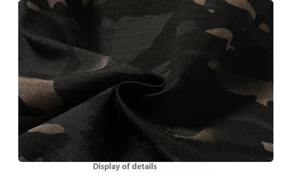 New American Jungle Camouflage Amekaji Multi-Pocket Design Casual Wide-Leg Workwear Trousers