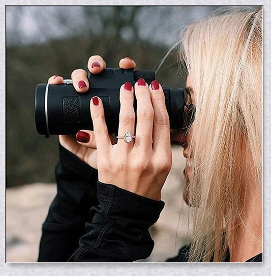 Starscope Monocular 4K with 40x magnification, smartphone holder, and tripod for high-quality outdoor photography and videography