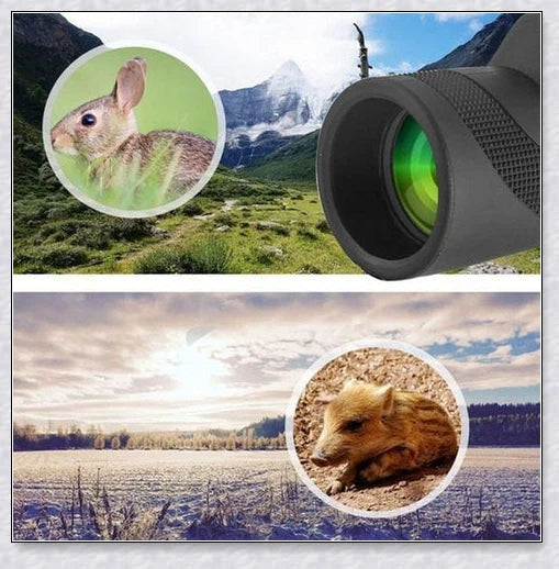 Starscope Monocular 4K with 40x magnification, smartphone holder, and tripod for high-quality outdoor photography and videography