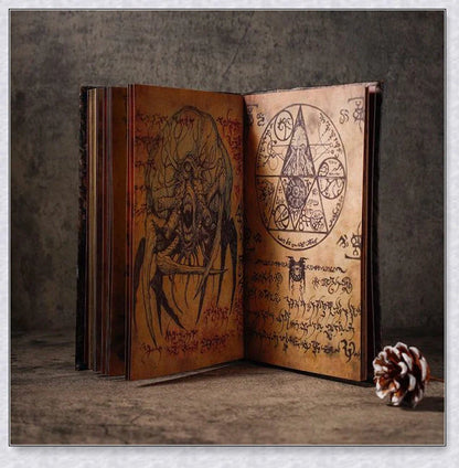 New Necronomicon Dark Magic Prop Demon Evil Dead Summon Book for Living Room Decor in the UK