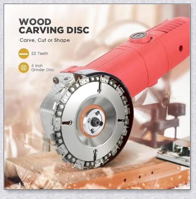 Premium Wood Carving Grinder Disc with Secure Grip and Carbide Construction for Effortless Sculpting