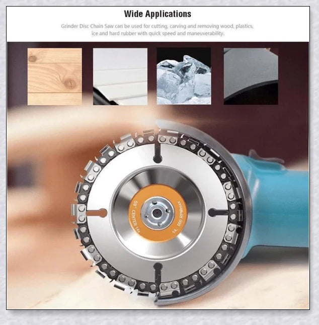 Premium Wood Carving Grinder Disc with Secure Grip and Carbide Construction for Effortless Sculpting
