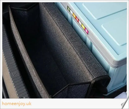 Premium Felt Foldable Car Storage Box for Organising Car Accessories and Personal Items