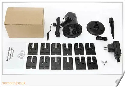 Enchanting Christmas and Halloween home decoration projector lights with 12 interchangeable pattern slides