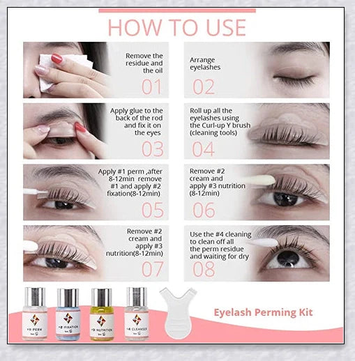 Professional Lash Lift Kit - Achieve salon-quality, lifted lashes at home with this innovative and easy-to-use kit
