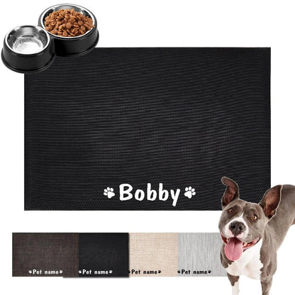 Personalised waterproof mat for dogs, made with premium materials for superior comfort and protection
