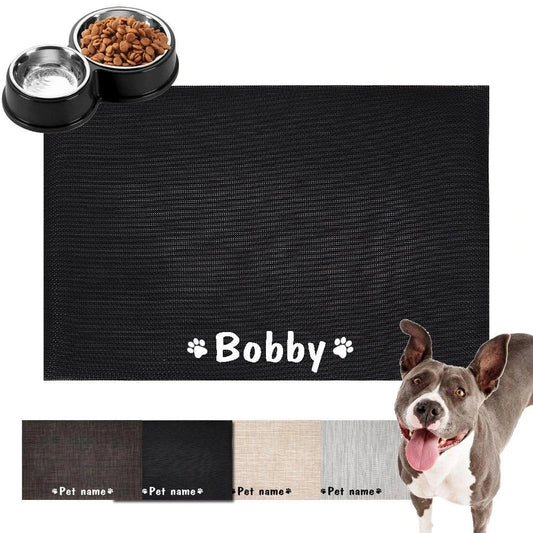 Personalised waterproof mat for dogs, made with premium materials for superior comfort and protection